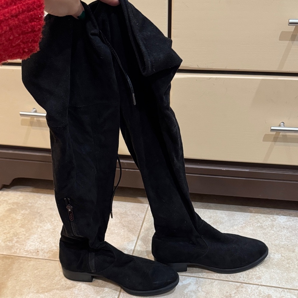 Circus by Sam Edelman Black Knee-High Boots